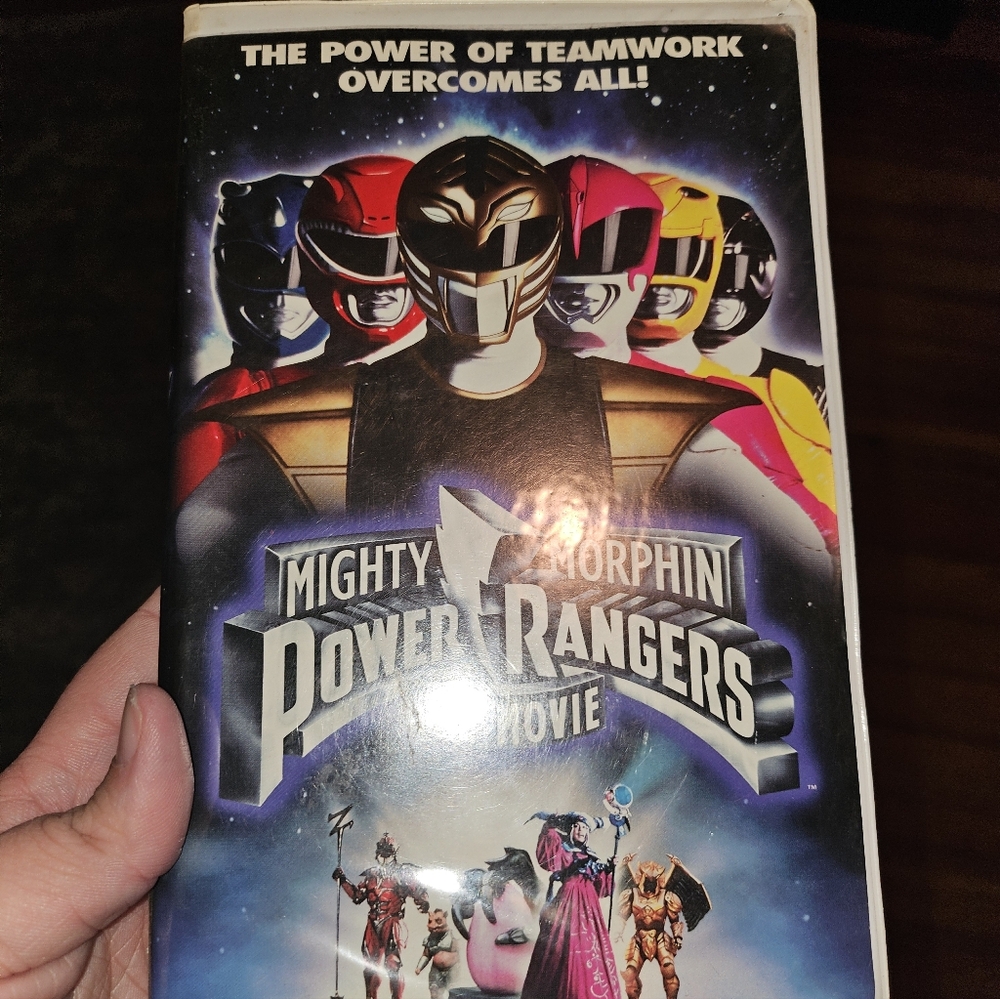 Mighty Morphin Power Rangers Movie VHS - Multicolor